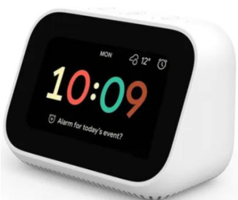 Reloj Despertador Inteligente Xiaomi, Pantalla LED Multi Touch de 3.97" 