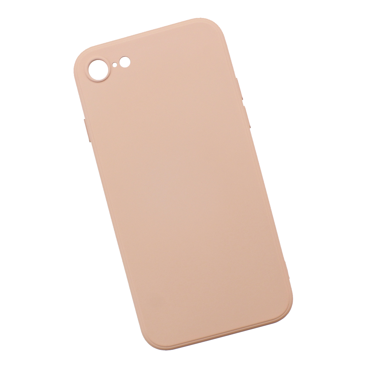 Funda Case Triche para iPhone 7 | iPhone 8 | iPhone SE 2020 Diseño Lisa + Corazón Color Rosa Salmón