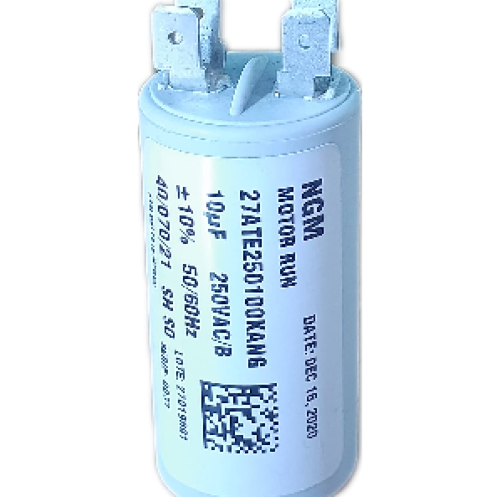 Capacitor de trabajo continuo 10 microfaradios 