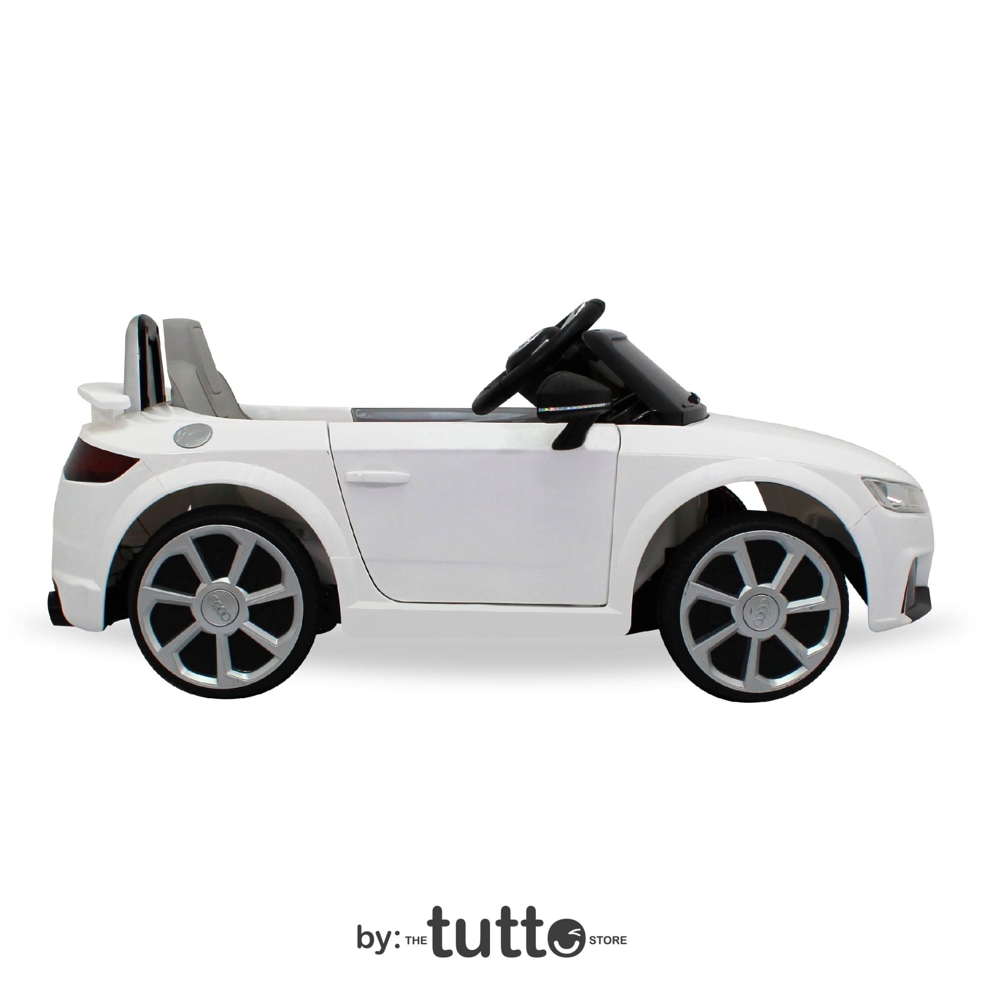 Montable Para Niño Vehículo Eléctrico Audi Tt 6v R/c Blanco