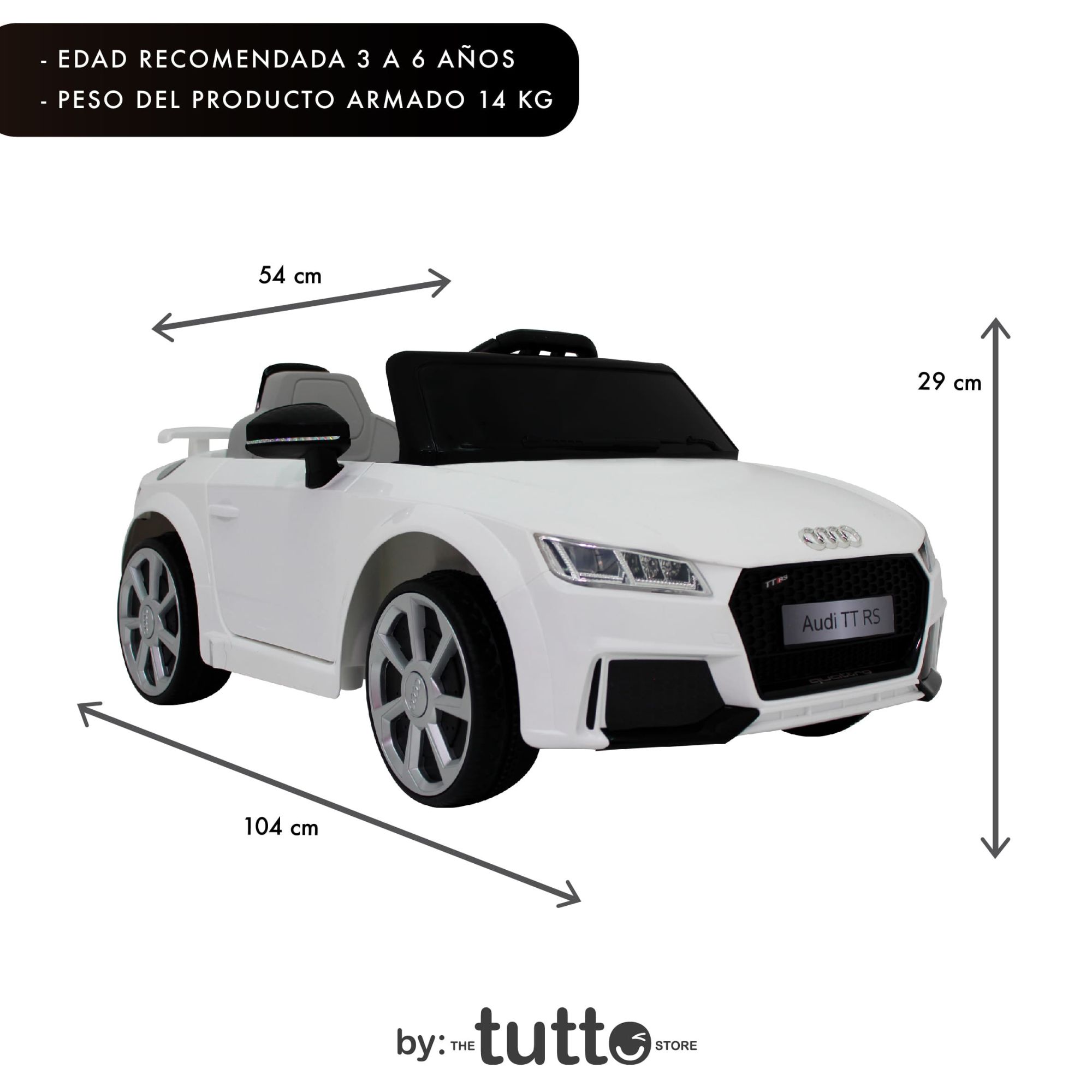 Audi montable blanco hot sale