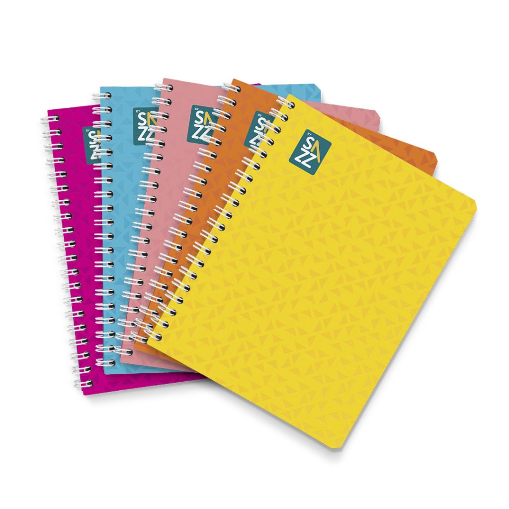5 Cuadernos Prof Sazz Classic Doble Espiral 100 Hojas Raya