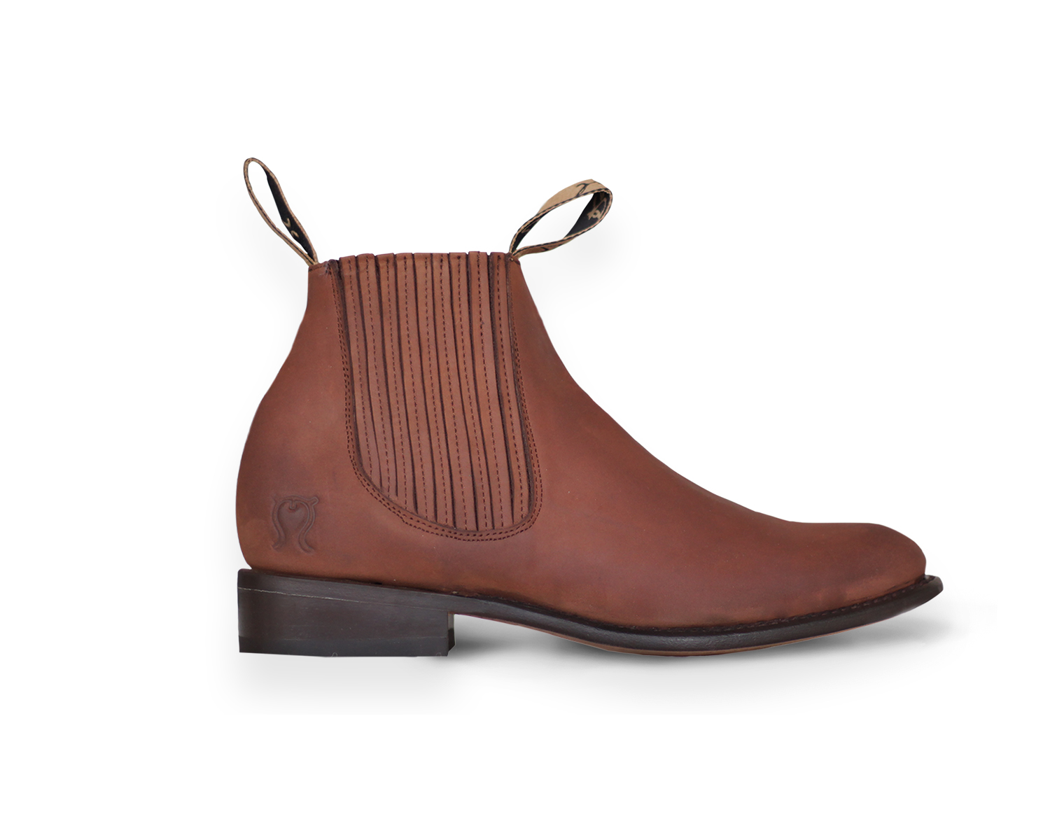 Botin Charro piel acabado crazy (grasso)