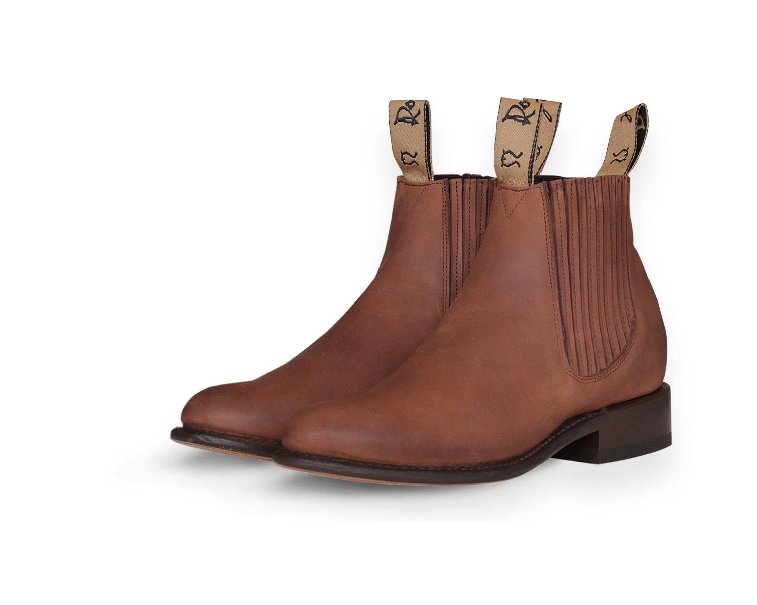 Botin Charro piel acabado crazy (grasso)