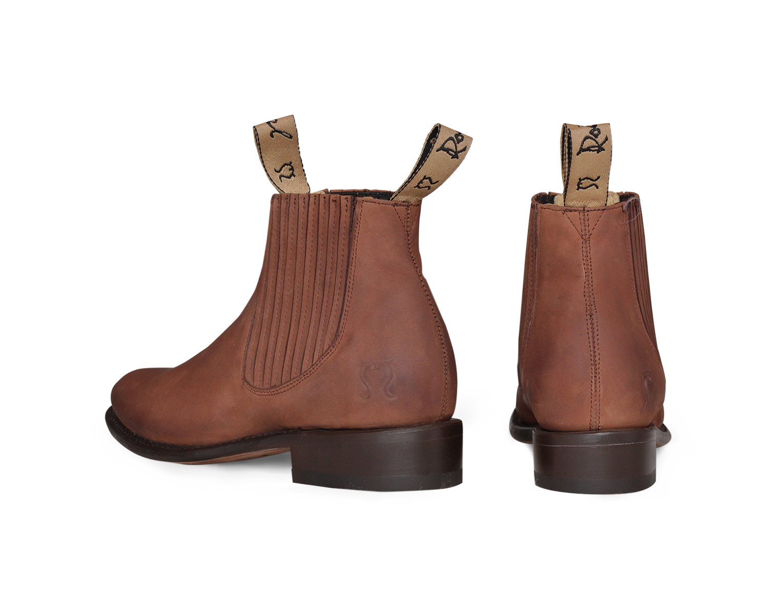 Botin Charro piel acabado crazy (grasso)