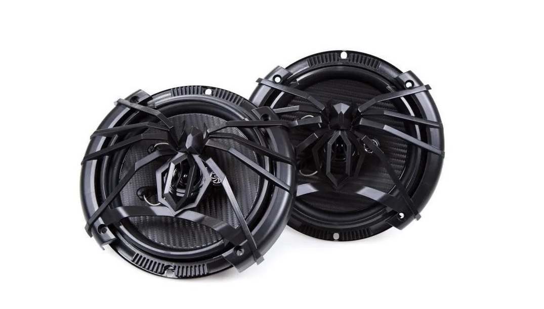 Paquete de 4 Bocinas Redondas 6.5" Negras Soundstream 250 Watts Max Power 3 Vías