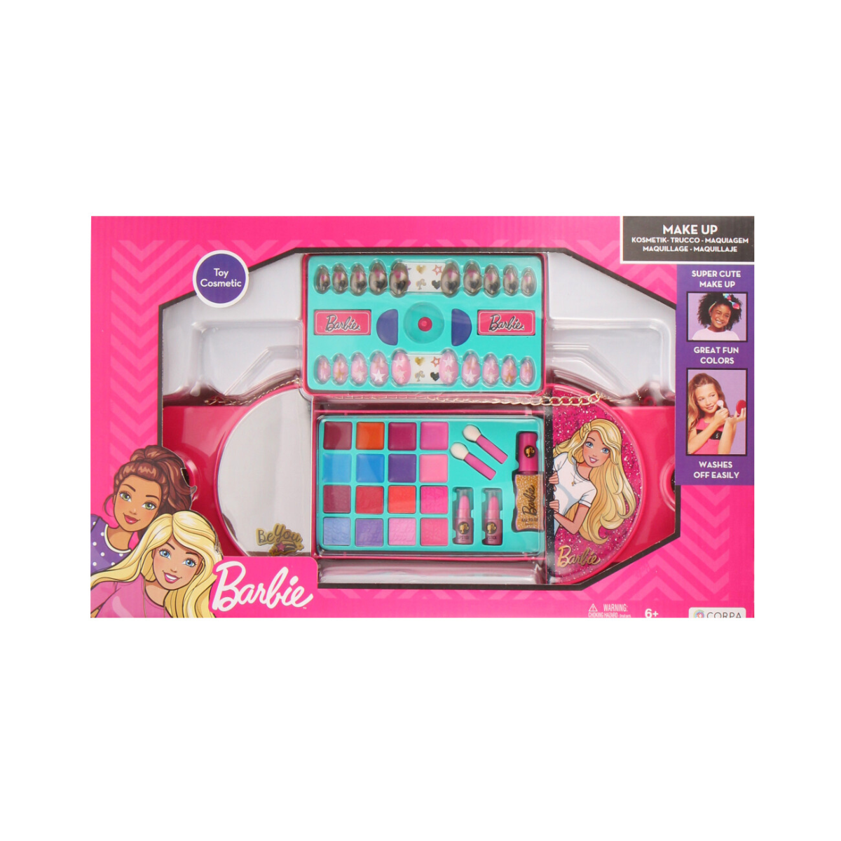 Barbie Maquillaje Make Up Desplegable con 30 accesorios 5506 Mattel 6 a 12 años