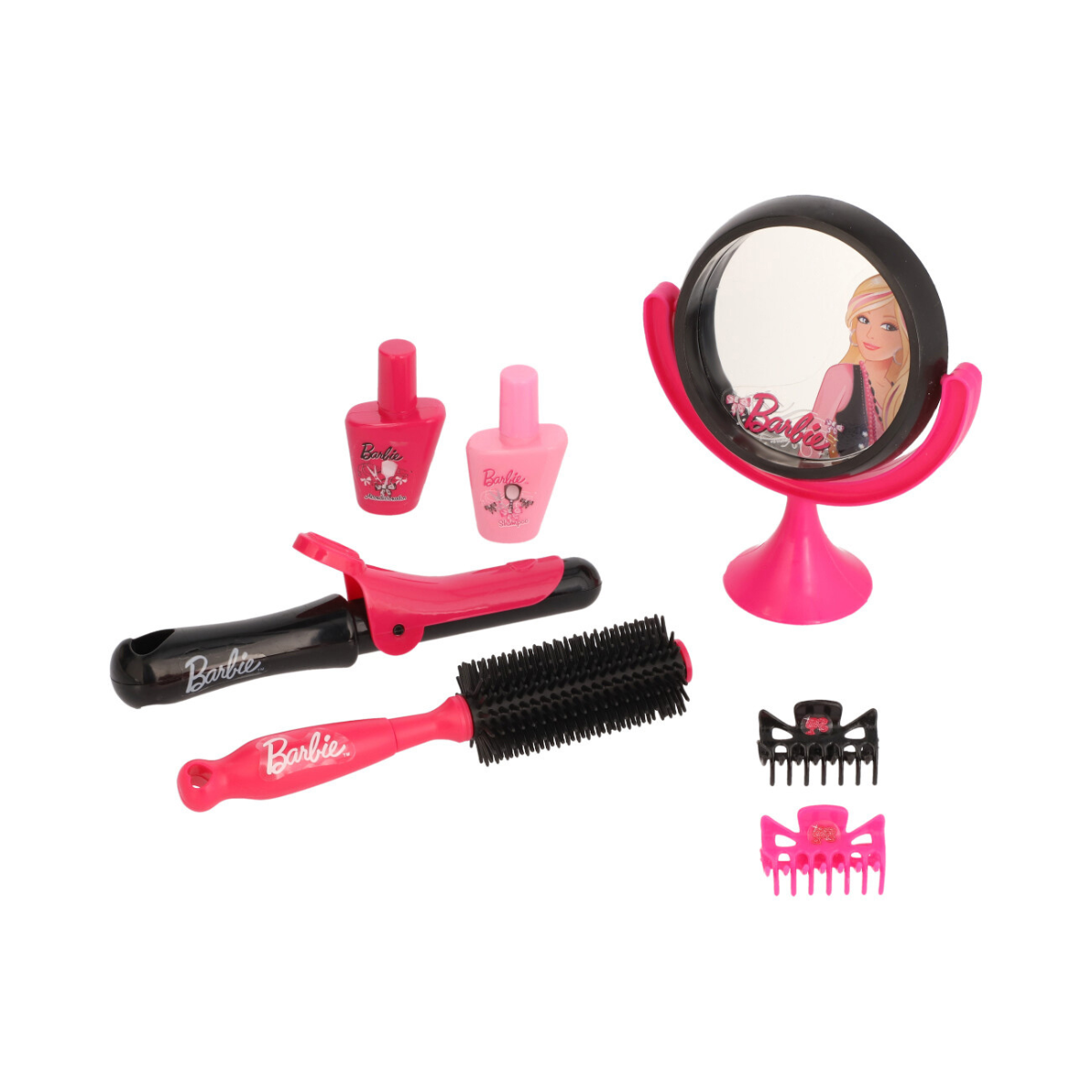 Barbie Maquillaje Make Up Set con Cepllio  espejo   8 accesorios H131 Mattel 6 a 12 años