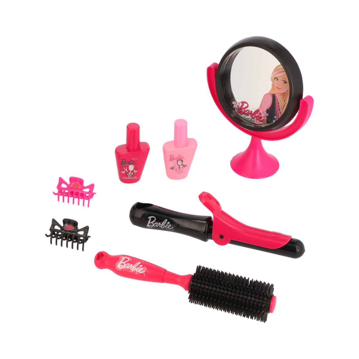 Barbie Maquillaje Make Up Set con Cepllio  espejo   8 accesorios H131 Mattel 6 a 12 años