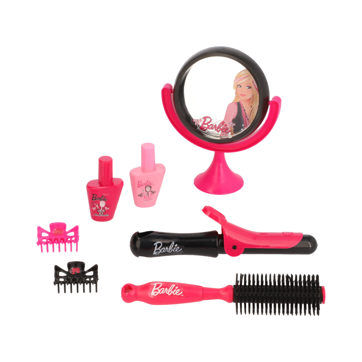 Barbie Maquillaje Make Up Set con Cepllio  espejo   8 accesorios H131 Mattel 6 a 12 años