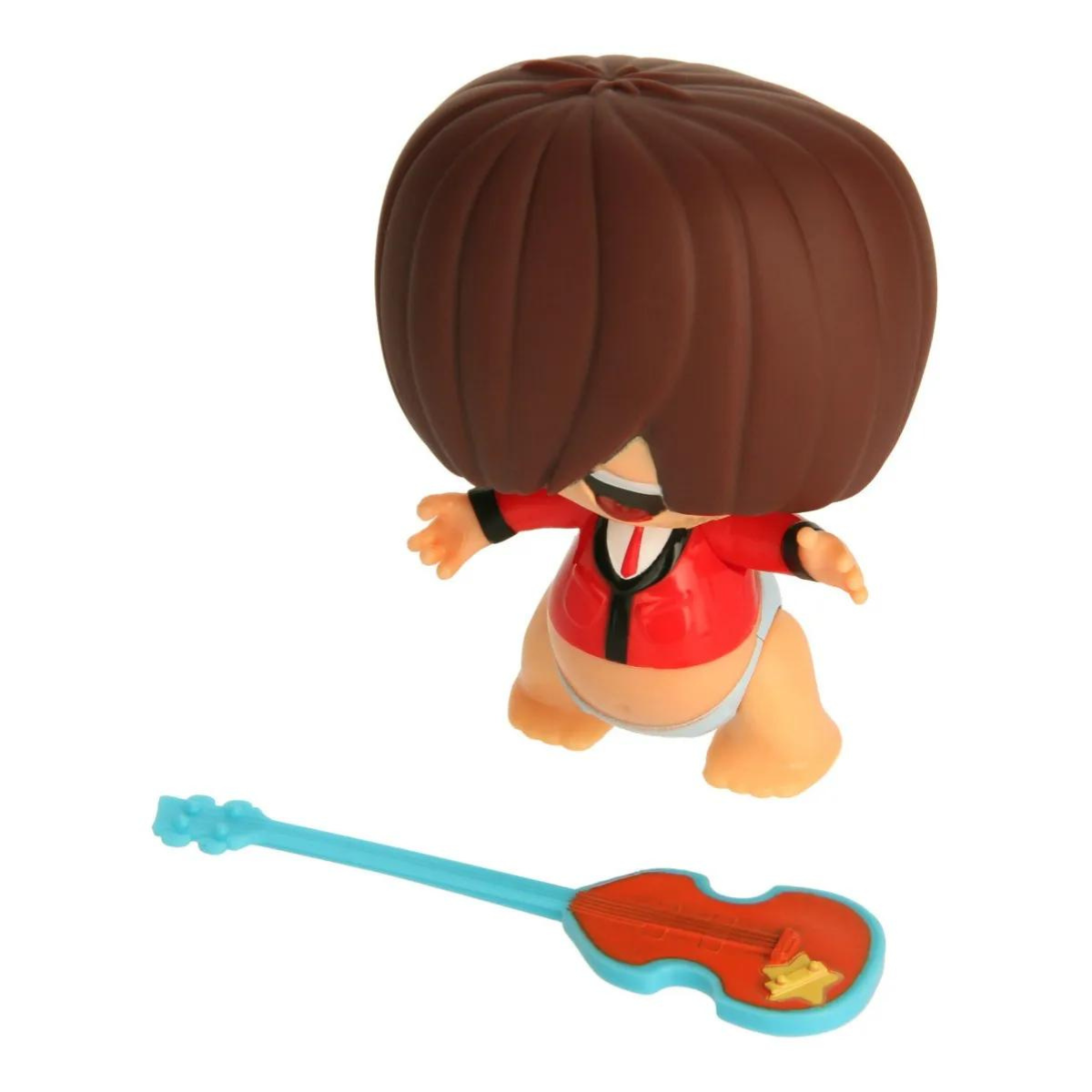 Mini Beat Power Rockers Figura Fuz 10 cm + Accesorio Instrumento Musical 