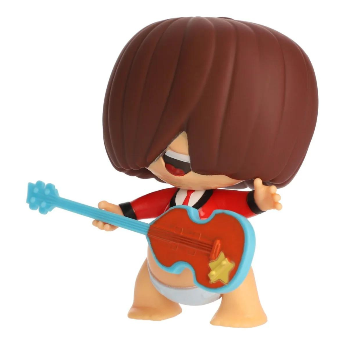 Mini Beat Power Rockers Figura Fuz 10 cm + Accesorio Instrumento Musical 