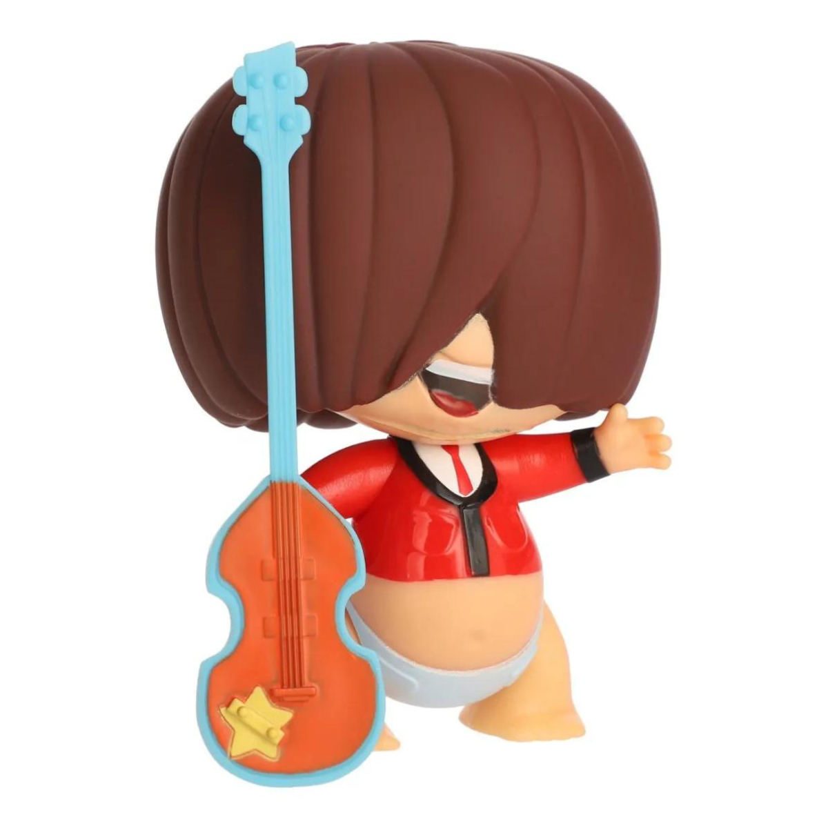 Mini Beat Power Rockers Figura Fuz 10 cm + Accesorio Instrumento Musical 