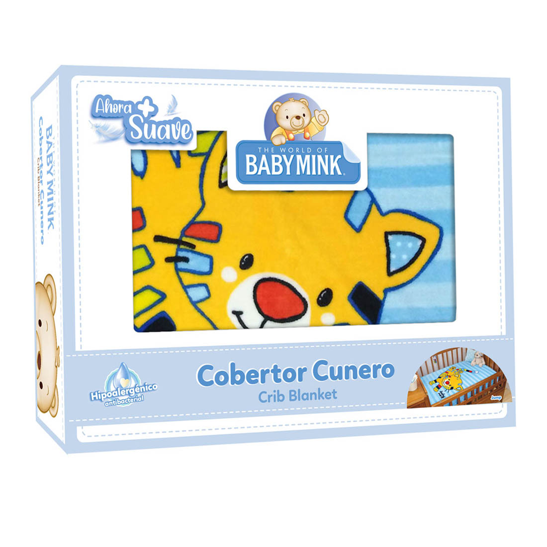 Cobertor Cunero Crib Blanket Baby Mink