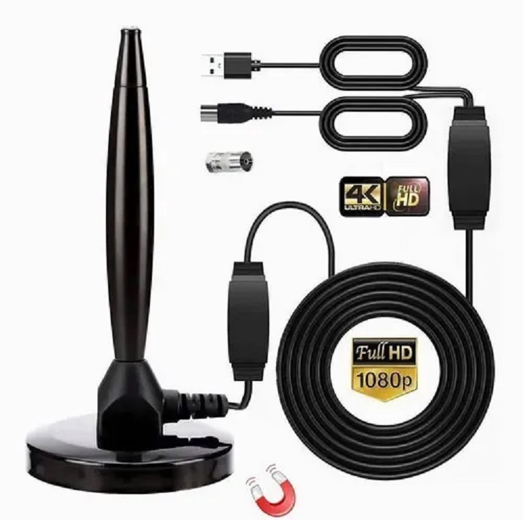 Antena De Tv Digital Hd 1080p Para Interiores Terrestre Hdtv