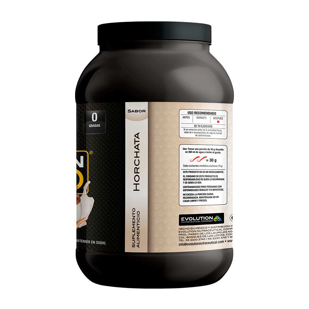 EVOLUTION. Proteína de Suero de Leche, WP100, Whey Protein, 800 Gramos (Sabor Horchata)