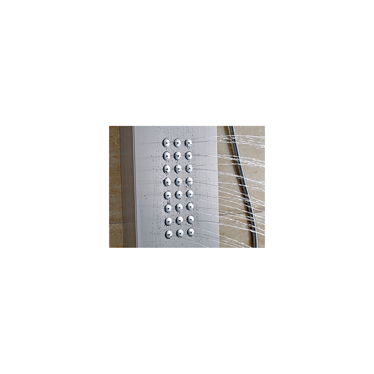 Esatto® Columna Regadera Hidromasaje Bocina Bluetooth Rhto