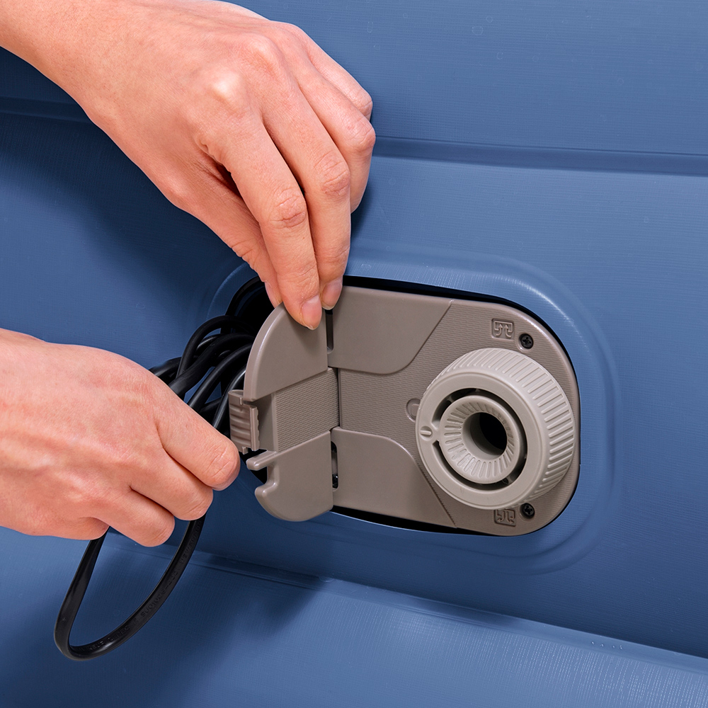 Colchón De Aire Inflable Doble Individual Bomba Ca Integrada