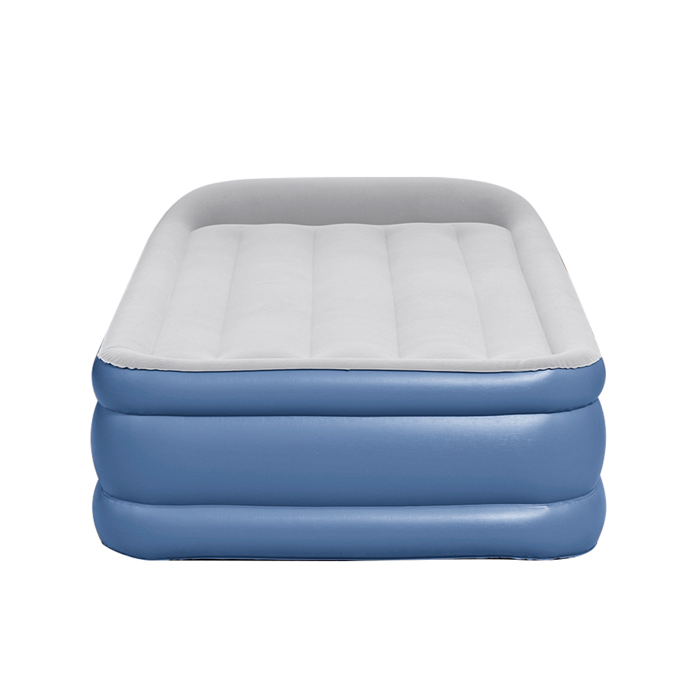 Colchón De Aire Inflable Doble Individual Bomba Ca Integrada