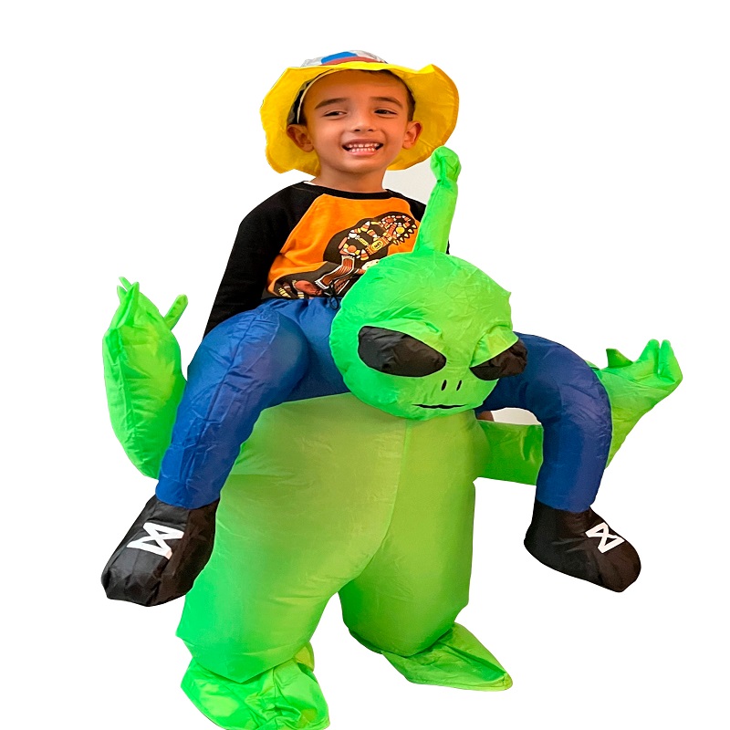 Disfraz inflable Alien toda ocasión halloween - Unitalla para edades 5 a 10 años
