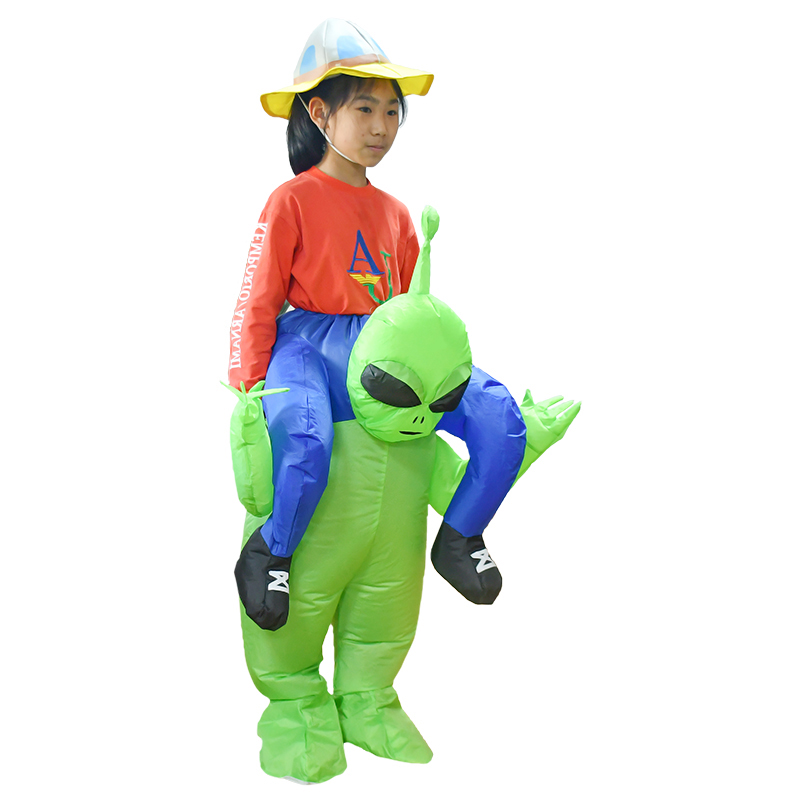 Disfraz inflable Alien toda ocasión halloween - Unitalla para edades 5 a 10 años