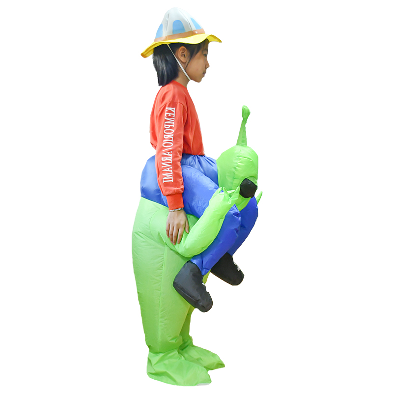 Disfraz inflable Alien toda ocasión halloween - Unitalla para edades 5 a 10 años