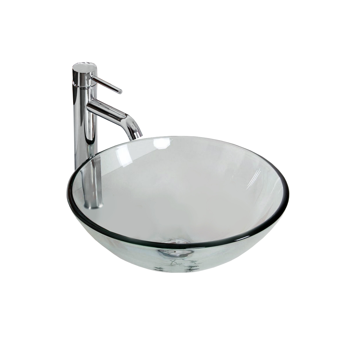 Esatto® Kit Drop Paquete Lavabo Vidrio Llave Cespol Valvula