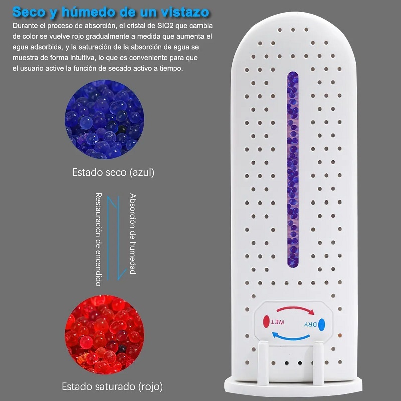 Deshumidificador Eléctrico Portátil De 100v/240v, Blanco