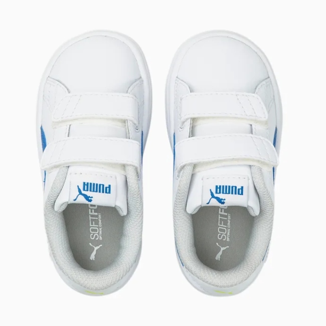 TENIS PUMA SMASH V2 L V DE BEBE BALNCO-AZUL 365174 33