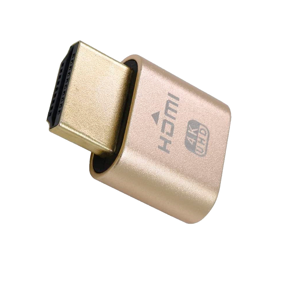 Conector Dummy HDMI 4K - plata