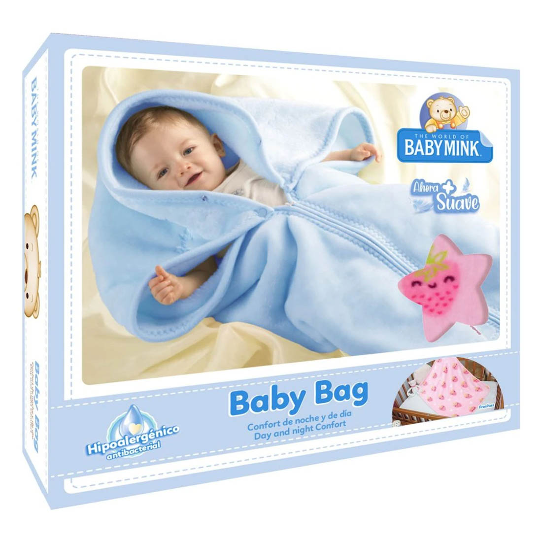 Confort de noche y dia Baby Bag Baby Mink