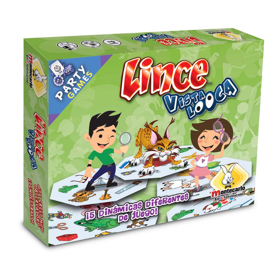 Lince Vista Loca Juego Mesa Montecarlo Agilidad Visual Niños
