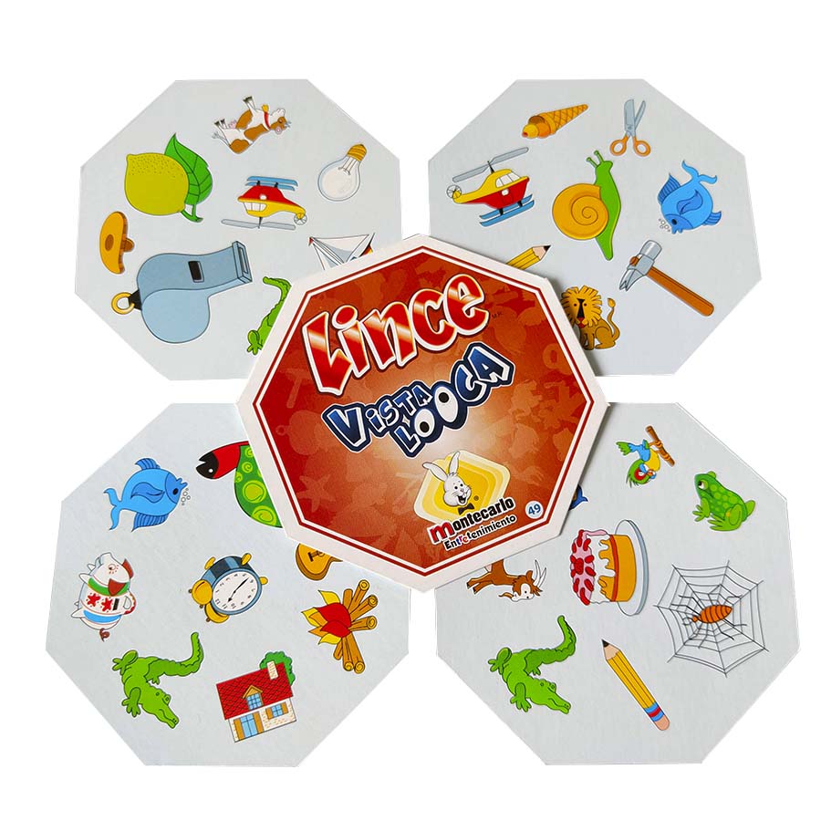 Lince Vista Loca Juego Mesa Montecarlo Agilidad Visual Niños