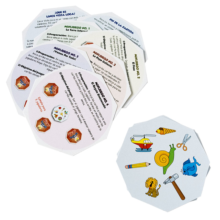 Lince Vista Loca Juego Mesa Montecarlo Agilidad Visual Niños