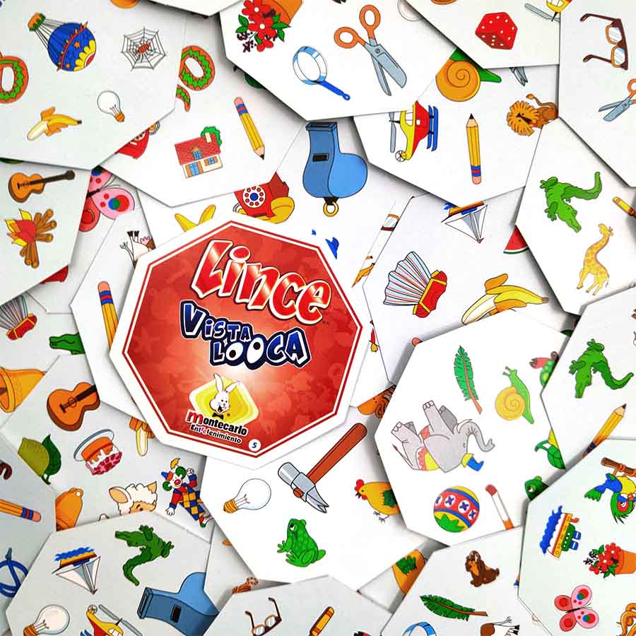 Lince Vista Loca Juego Mesa Montecarlo Agilidad Visual Niños