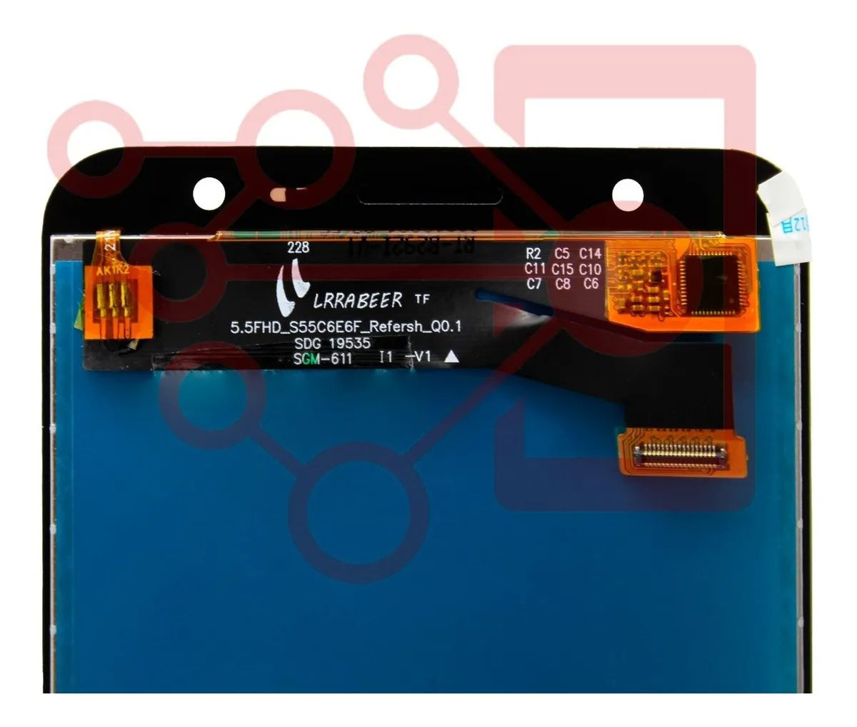 Display Pantalla Touch Para Samsung J7 Prime Negro Calidad Original