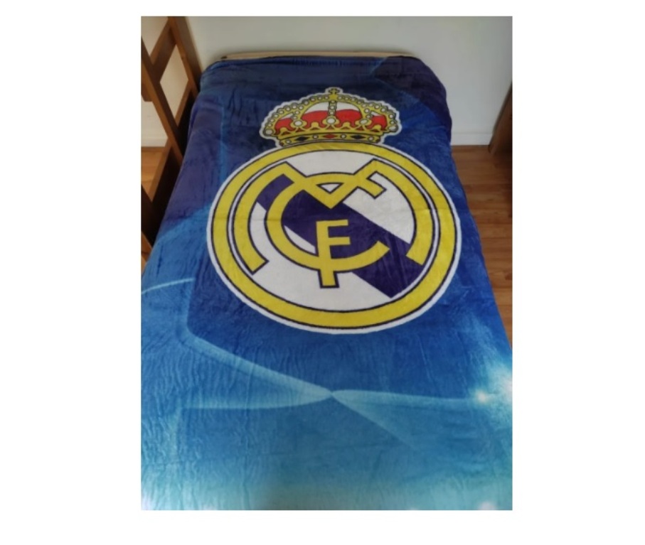 Frazada Cobertor  Matrimonial Club Real Madrid 