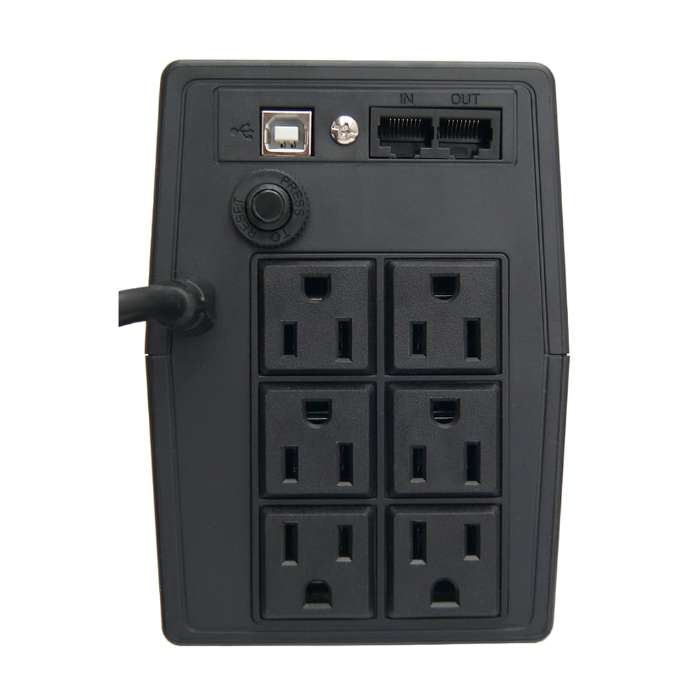 No Break Interactivo de 500VA/240W con 6 Contactos, Vica Optima 500