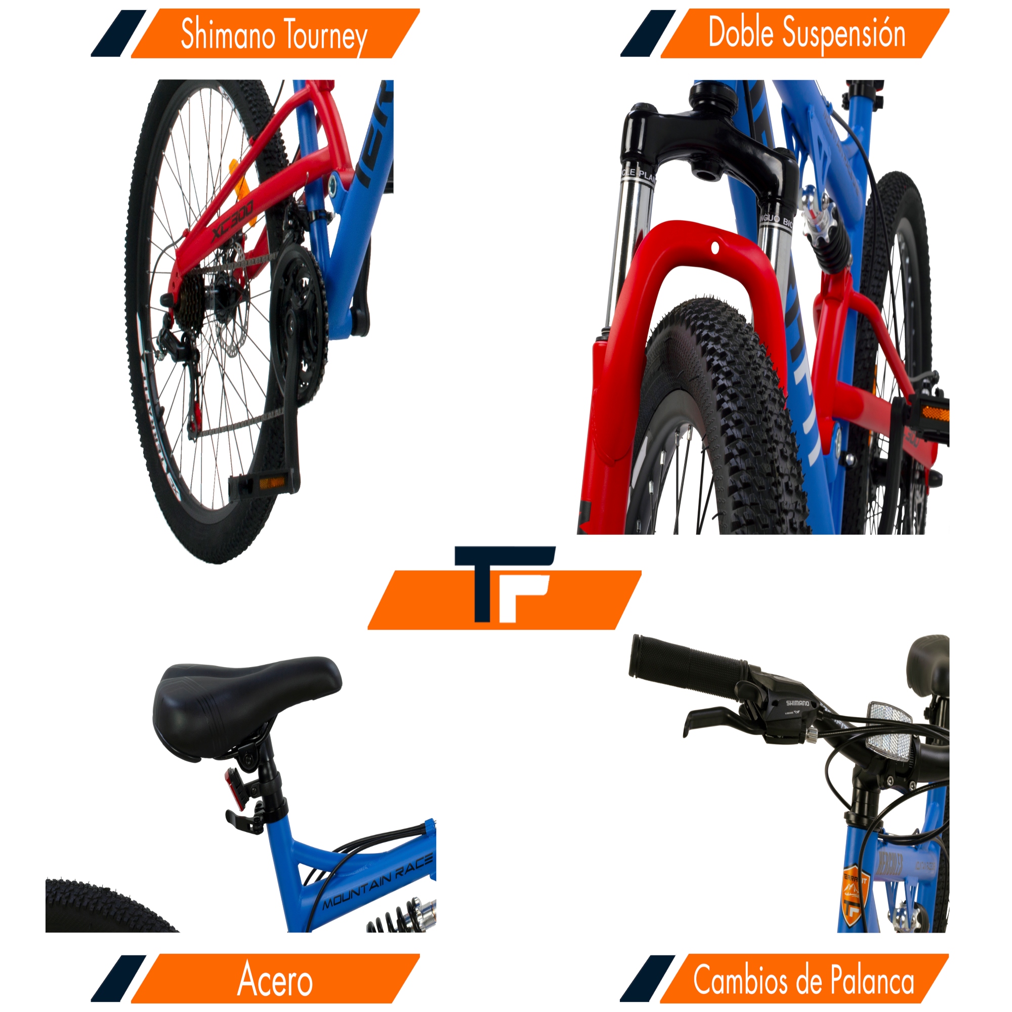 Bicicleta Montaña Rodada 26 21 Velocidades Hércules Terrafit