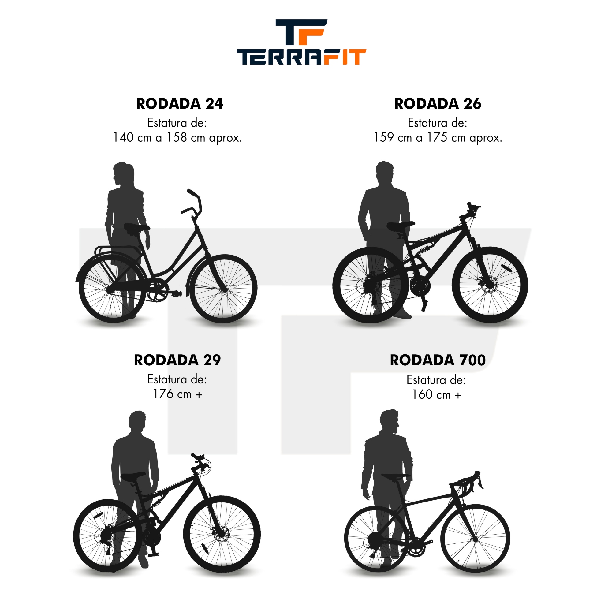 Rodada 26 bicicleta online estatura