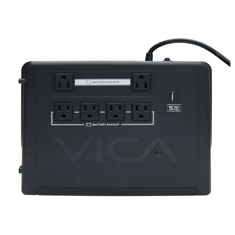 No Break Interactivo Vica BFlow Revolution 700 de 700VA/400W con 6 Contactos