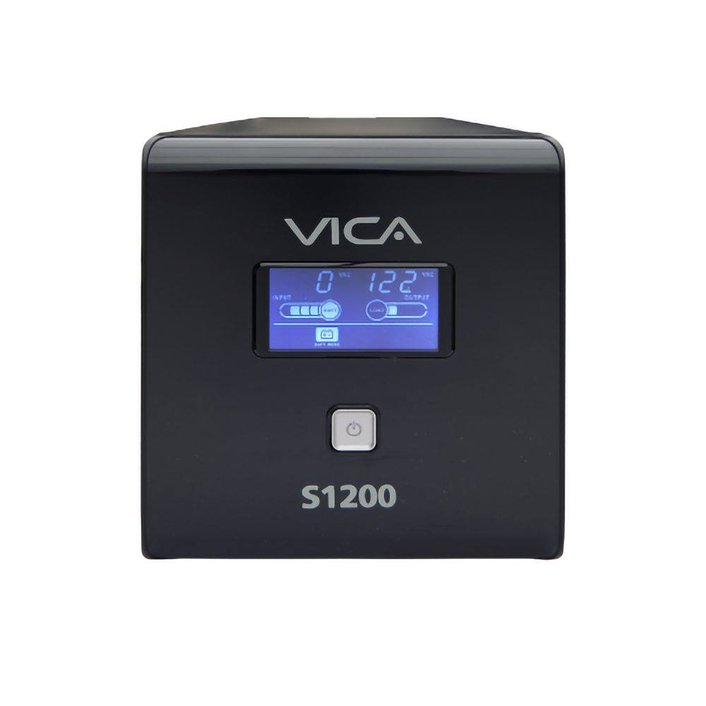 No Break Interactivo Vica S1200 de 1200VA/600W con 6 Contactos