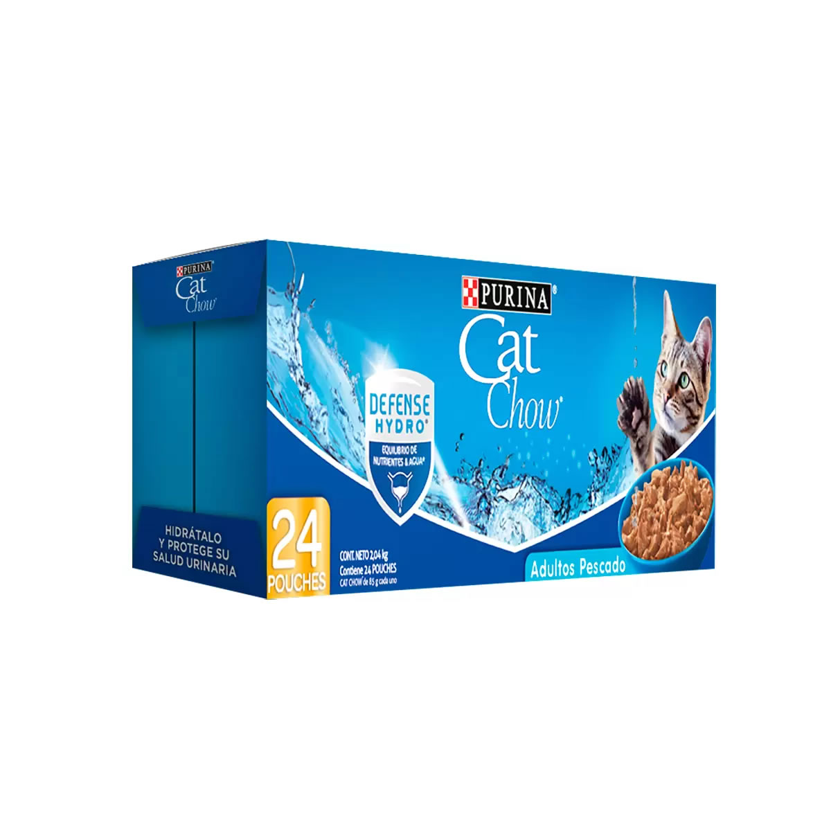 Alimento Para Gatos Húmedo 24 Pz Purina Cat Chow 545326 CST