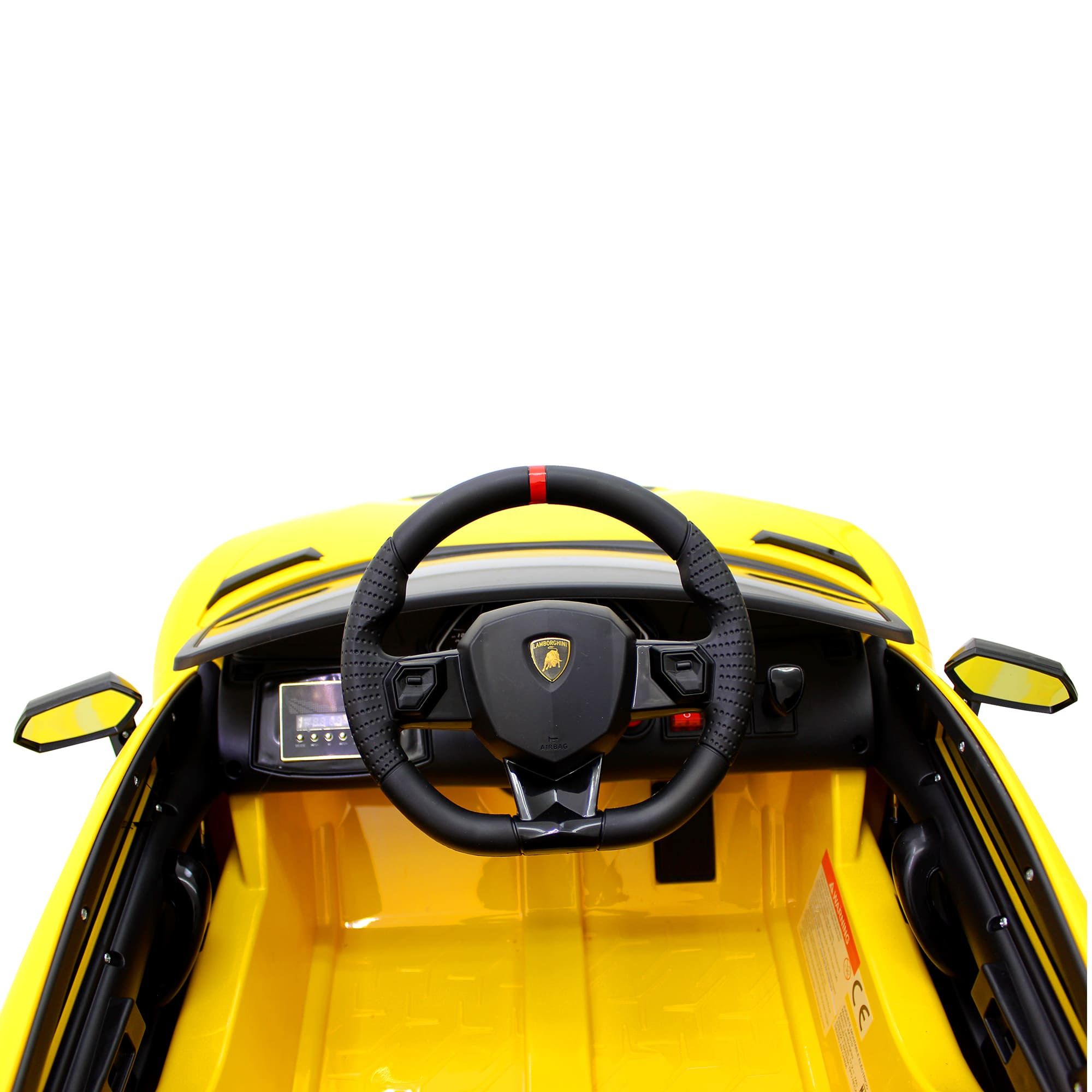 Montable Eléctrico para Niños Lamborghini Aventador 12v Amarillo