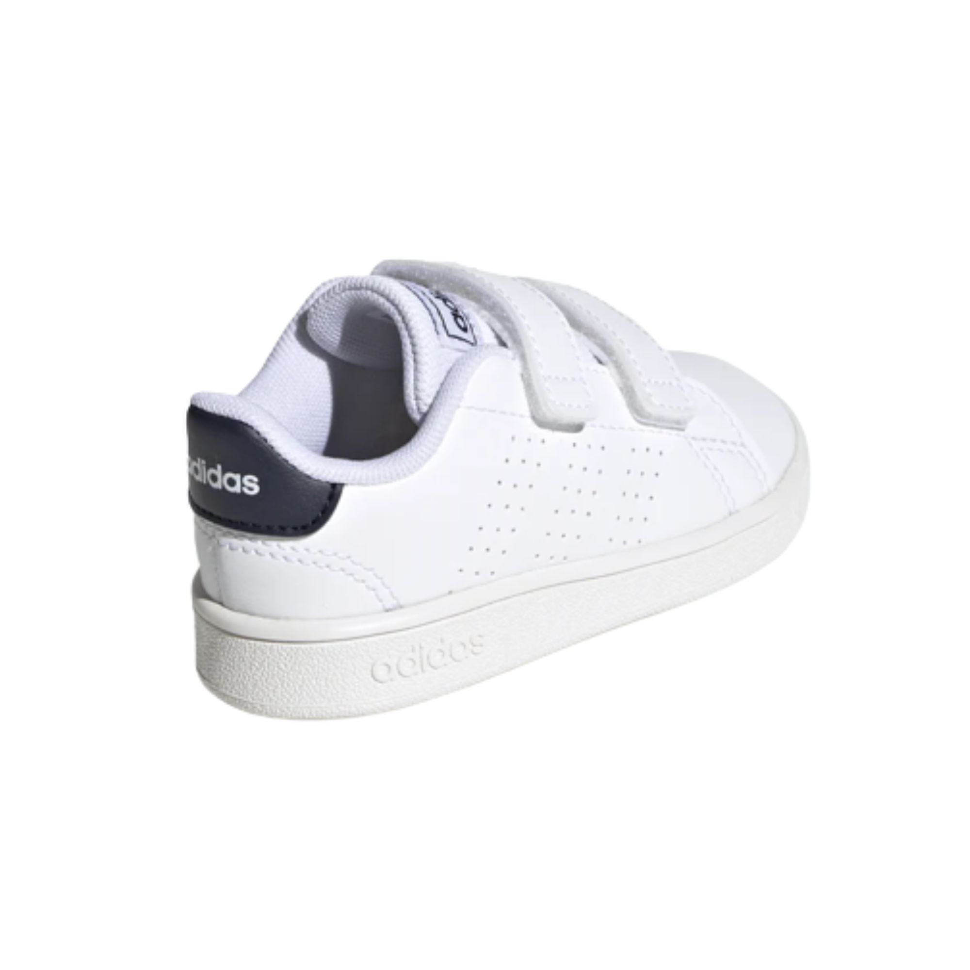 Tenis Adidas Advantage I Beb Blanco con Azul Originales FW2590