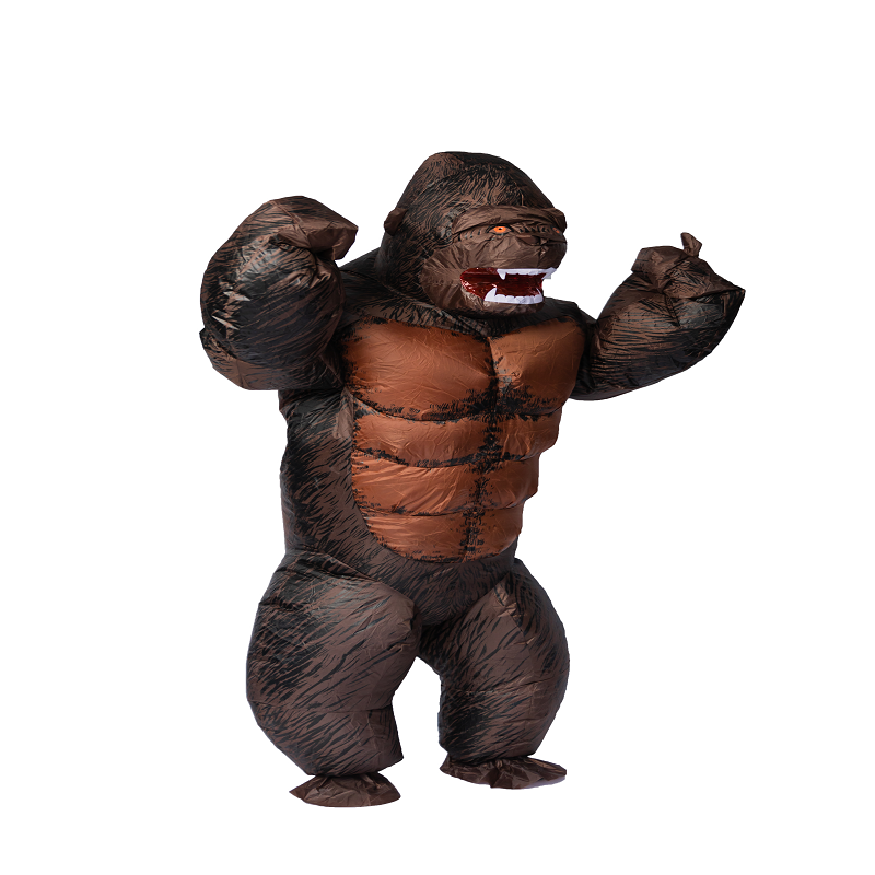 Disfraz Inflable Premium Gorila Kong toda ocasión Adulto Unitalla 12+años