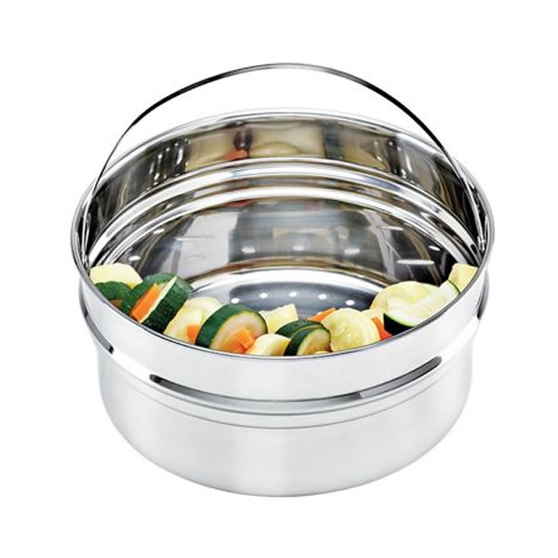 Cacerola Con Bandeja Vaporera Con Tapa Just Home Collection LH-30003 SMAC