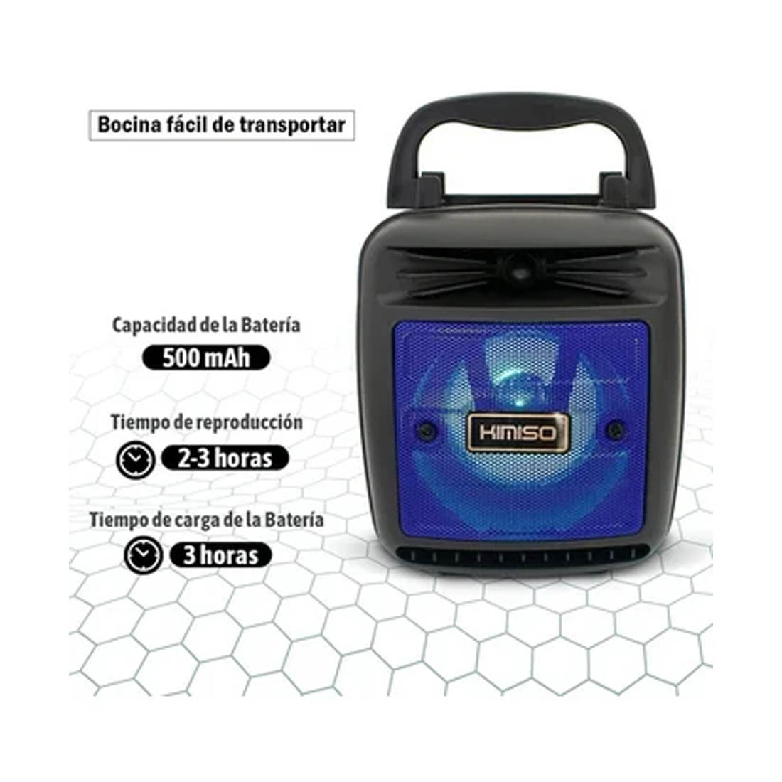 Bocina Kimiso Bluetooth Portatil