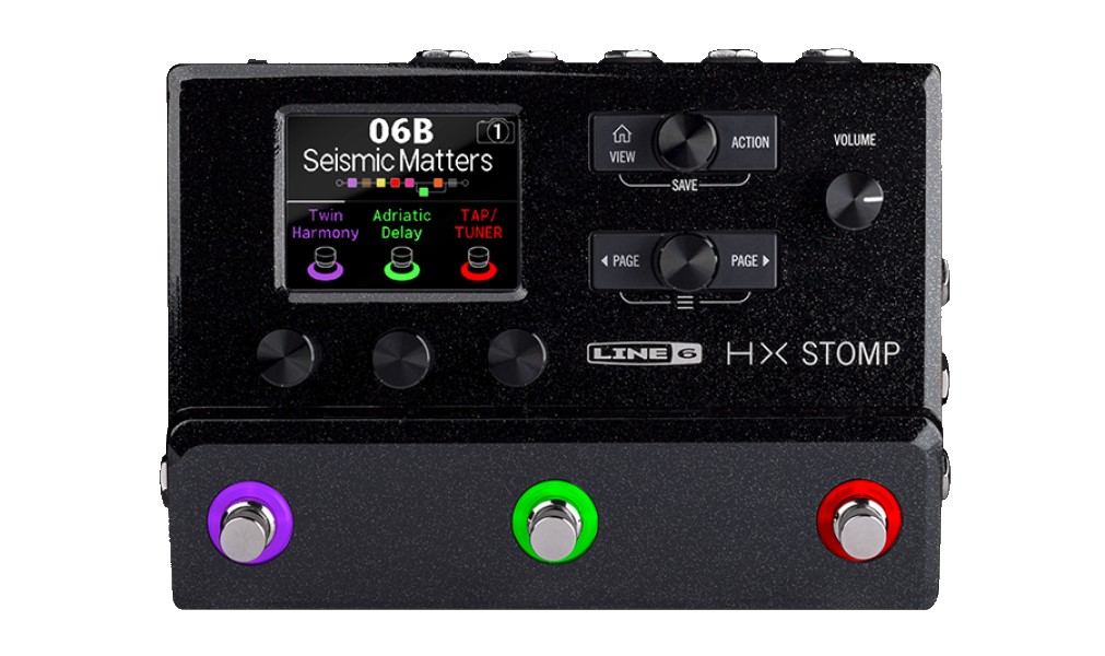 Procesador de Efectos Digital para Guitarra Line 6 HX Stomp - Negro