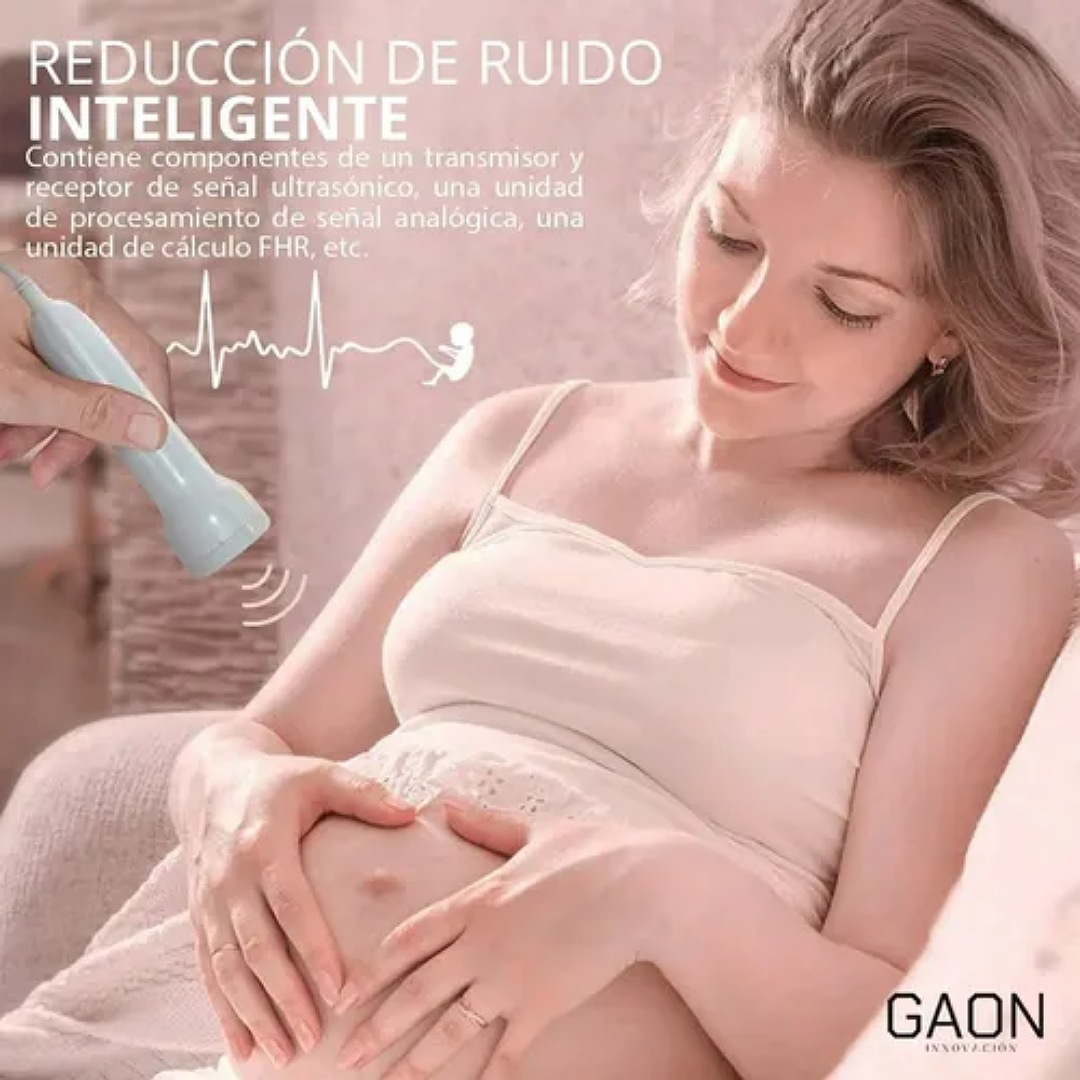 Ultrasonido Portatil Doppler Fetal Oye Latidos De Tu Bebe